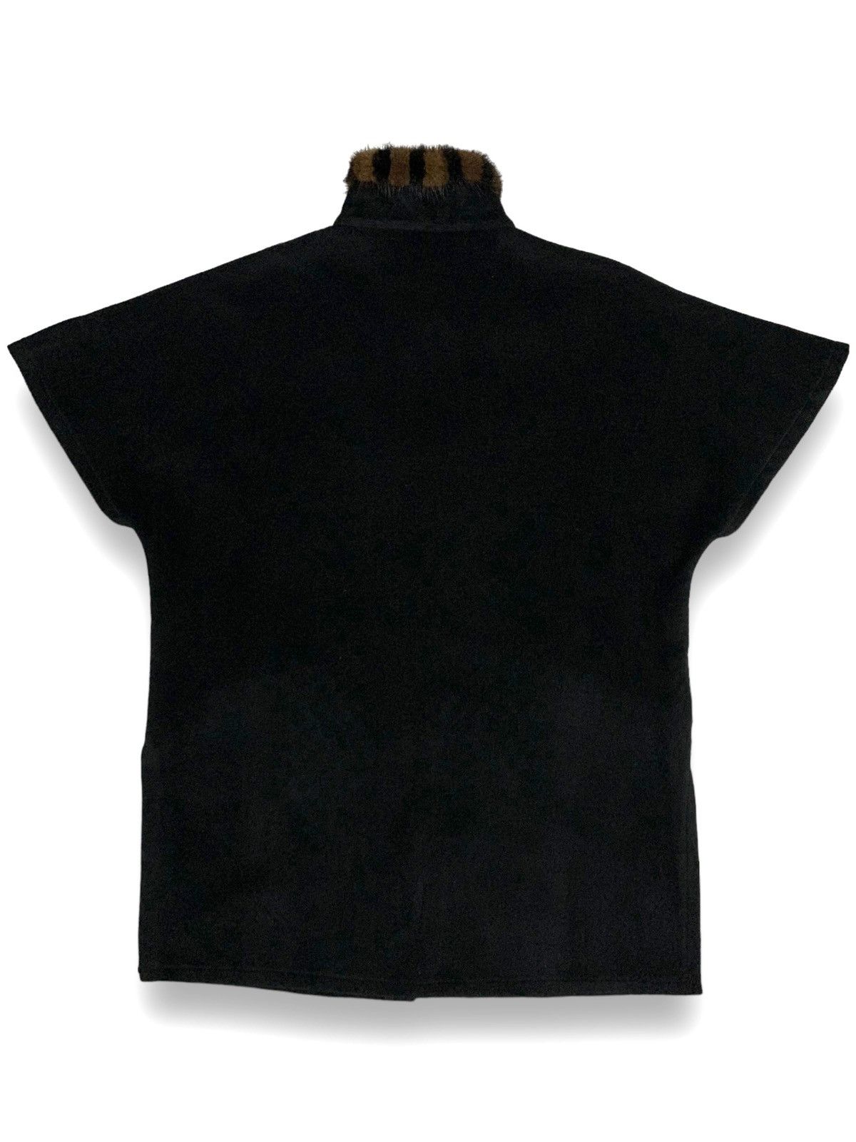 Japanese Brand Vintage Japanese Brand Mink Fur Wool Oversized Jacket Size L / US 10 / IT 46 - 2 Thumbnail
