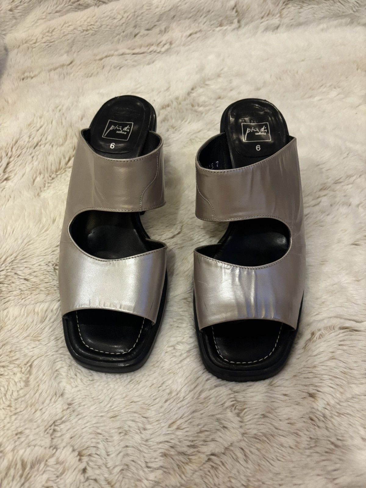 Other Vintage 90s / Y2K Futuristic Platform Mules ✨ Size US 6 / IT 36 - 1 Thumbnail
