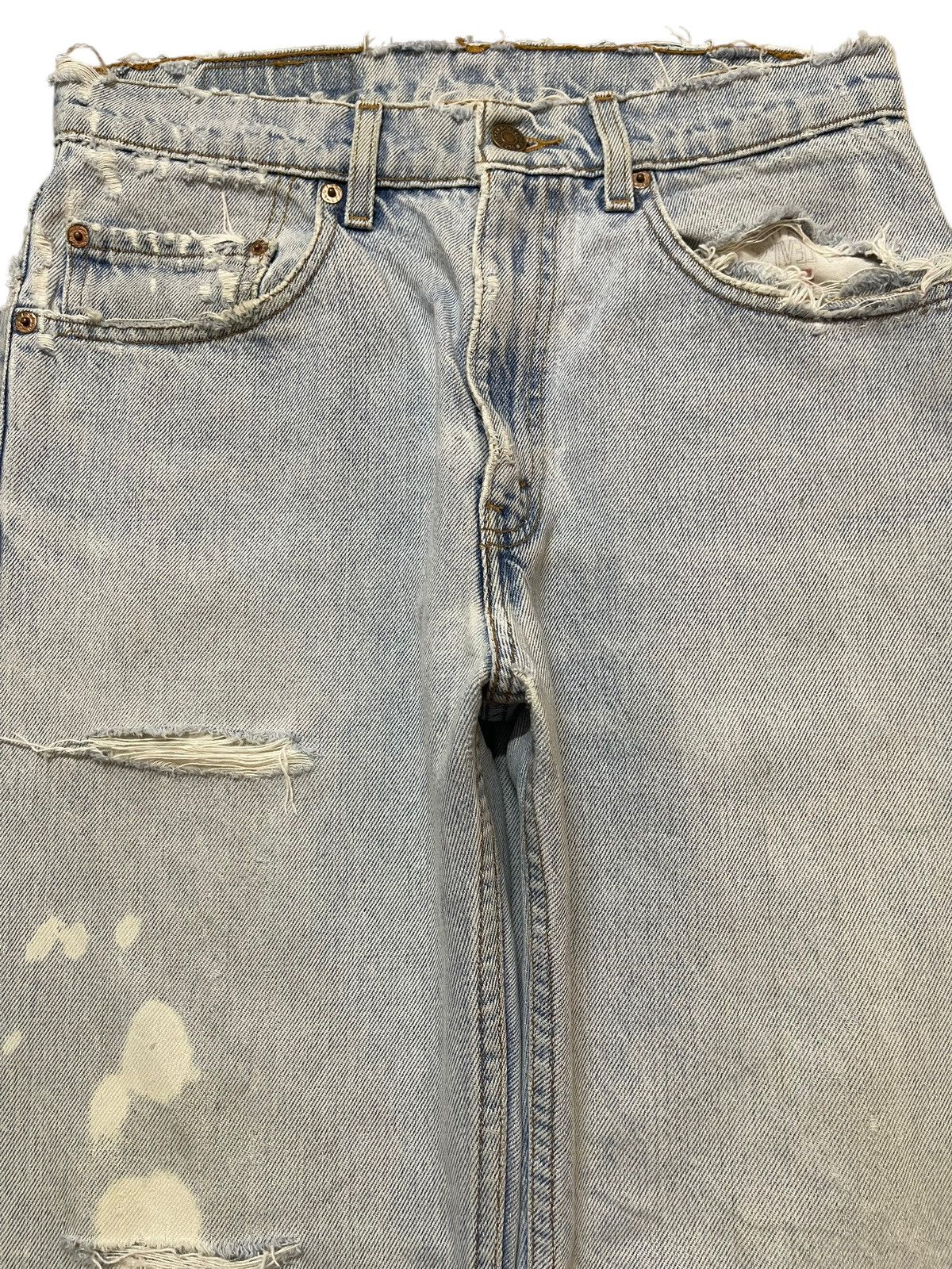 Levi's Vintage 80s Levis 505 Faded Wash Distressed Style Jeans Size US 30 / EU 46 - 3 Thumbnail