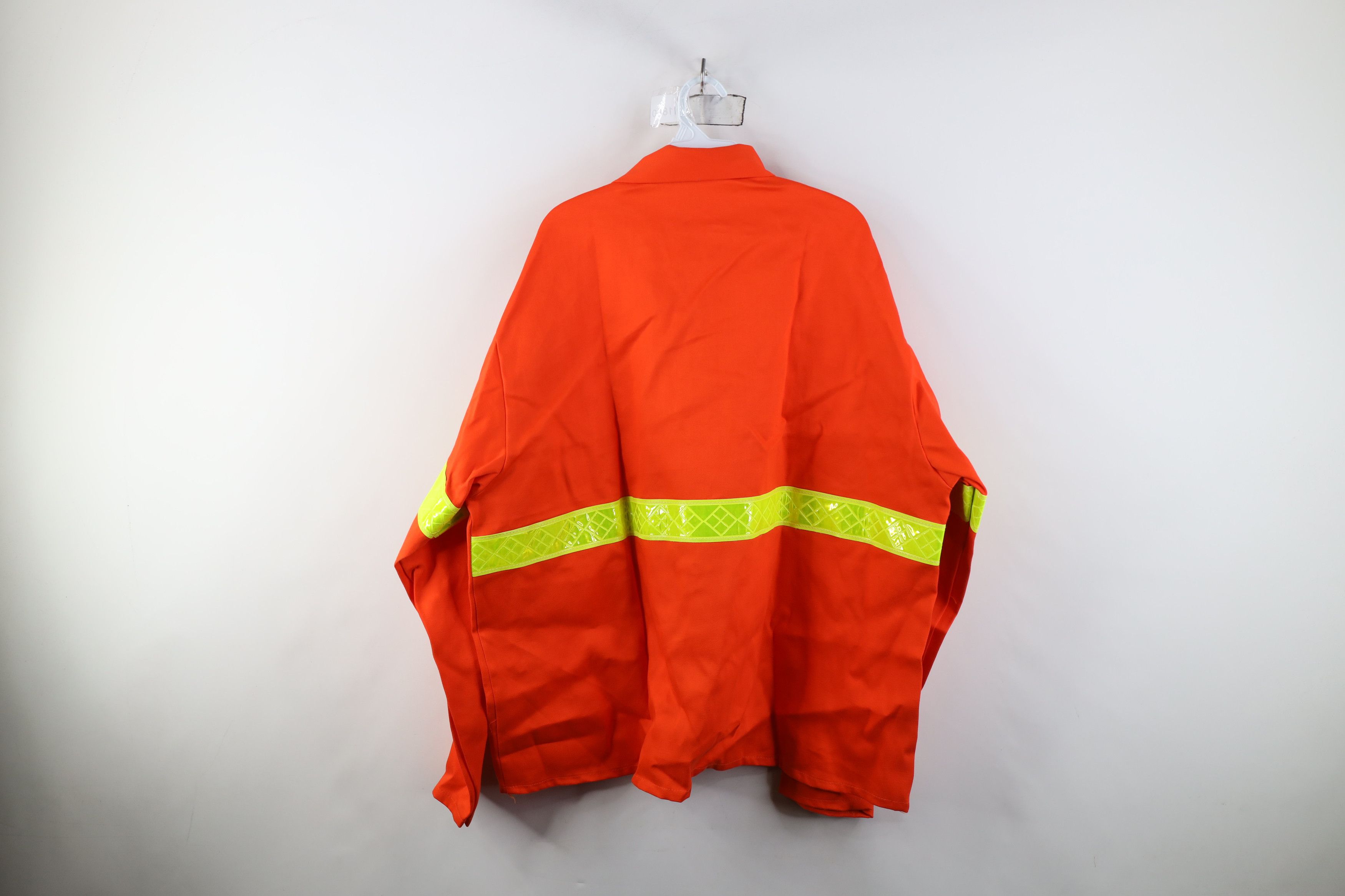 Deadstock Vintage 90s Streetwear Fire Flame Resistant Jacket