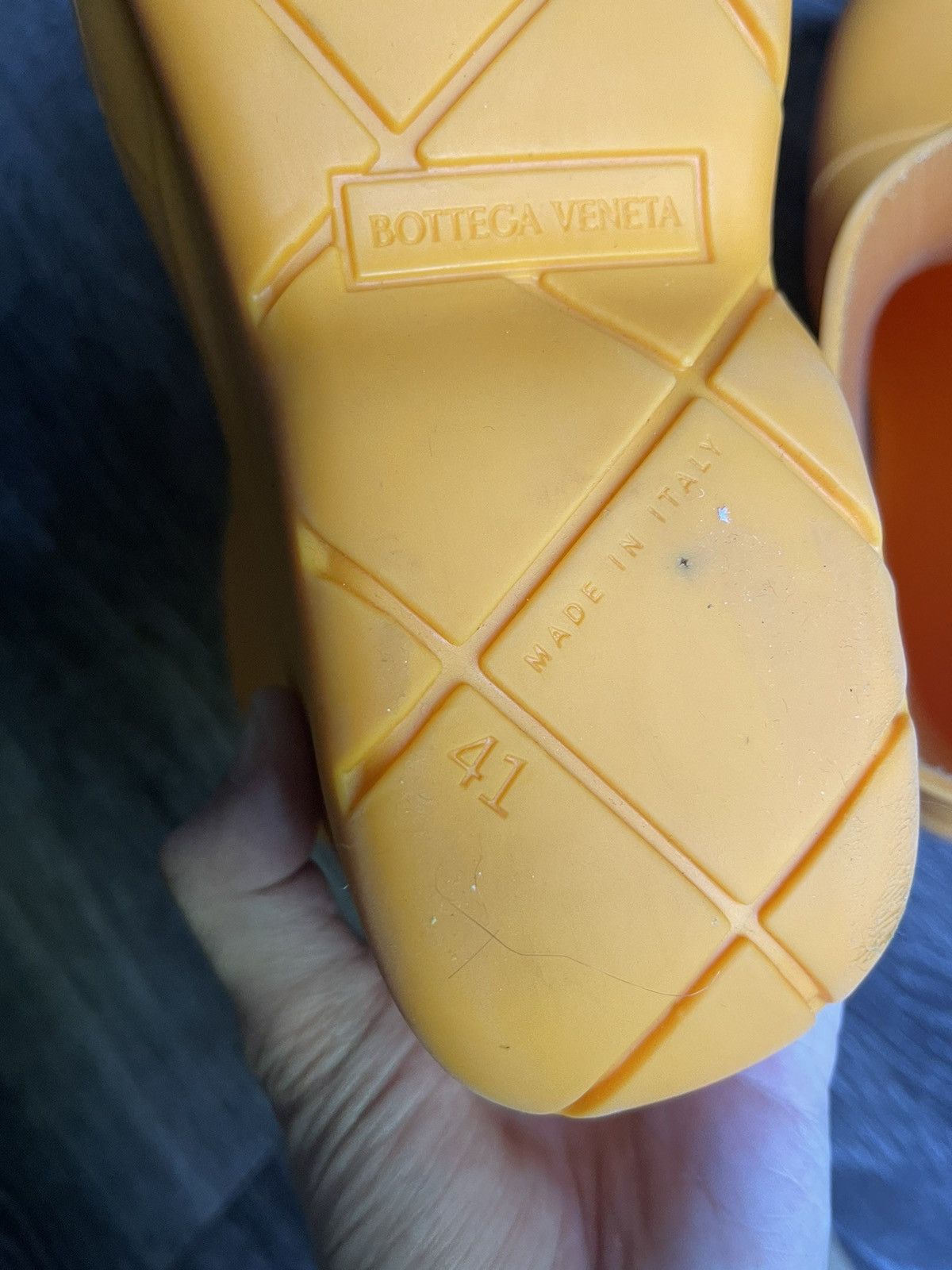 Bottega Veneta Bottega Veneta Orange Puddle Boots Size US 8 / EU 41 - 9 Thumbnail