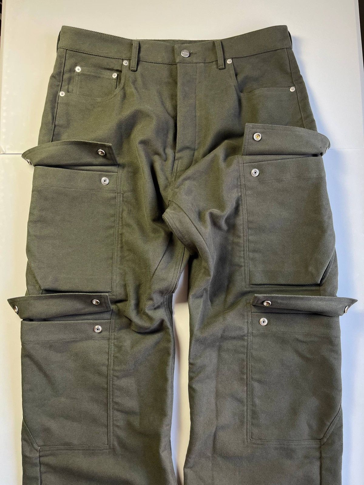 Rick Owens RICK OWENS CONCORDIANS DOUBLE CARGO JEANS Size US 33 - 2 Thumbnail
