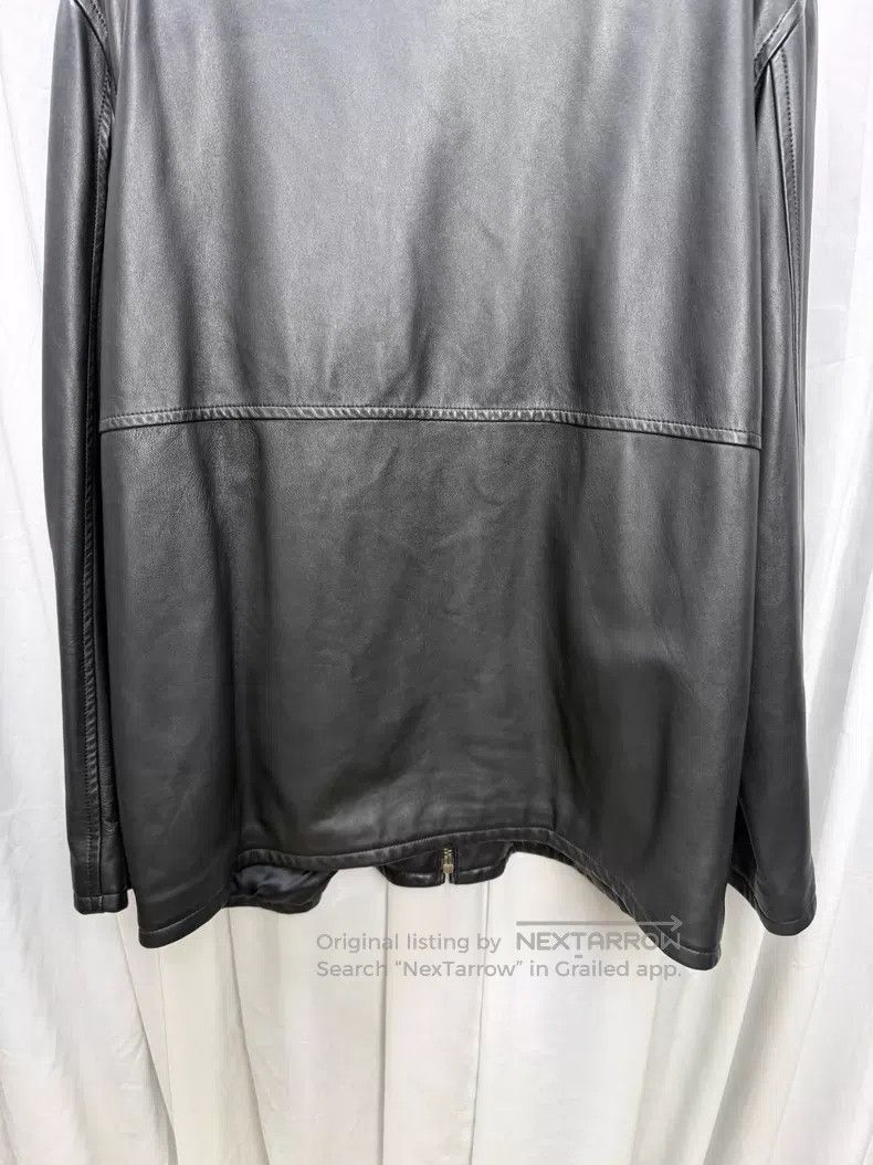 Balenciaga Balenciaga Big Shoulder Embroidered Leather Jacket Size US M / EU 48-50 / 2 - 8 Thumbnail