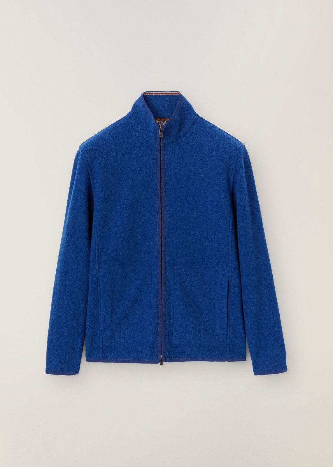 Loro Piana o1srvl11e1124 Zip-Up Bomber Jacket in Blue Size US M / EU 48-50 / 2 - 1 Thumbnail
