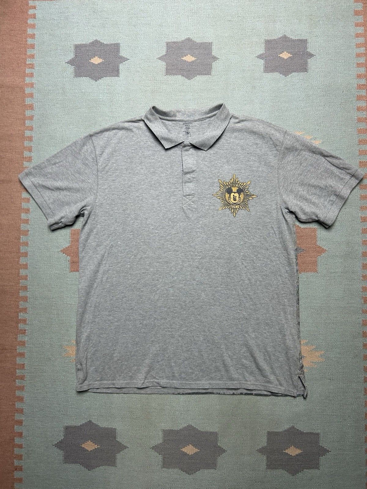 Vintage Mickey Mouse polo shirt Disney 3D graphic cotton soft XL Size US XL / EU 56 / 4 - 4 Thumbnail
