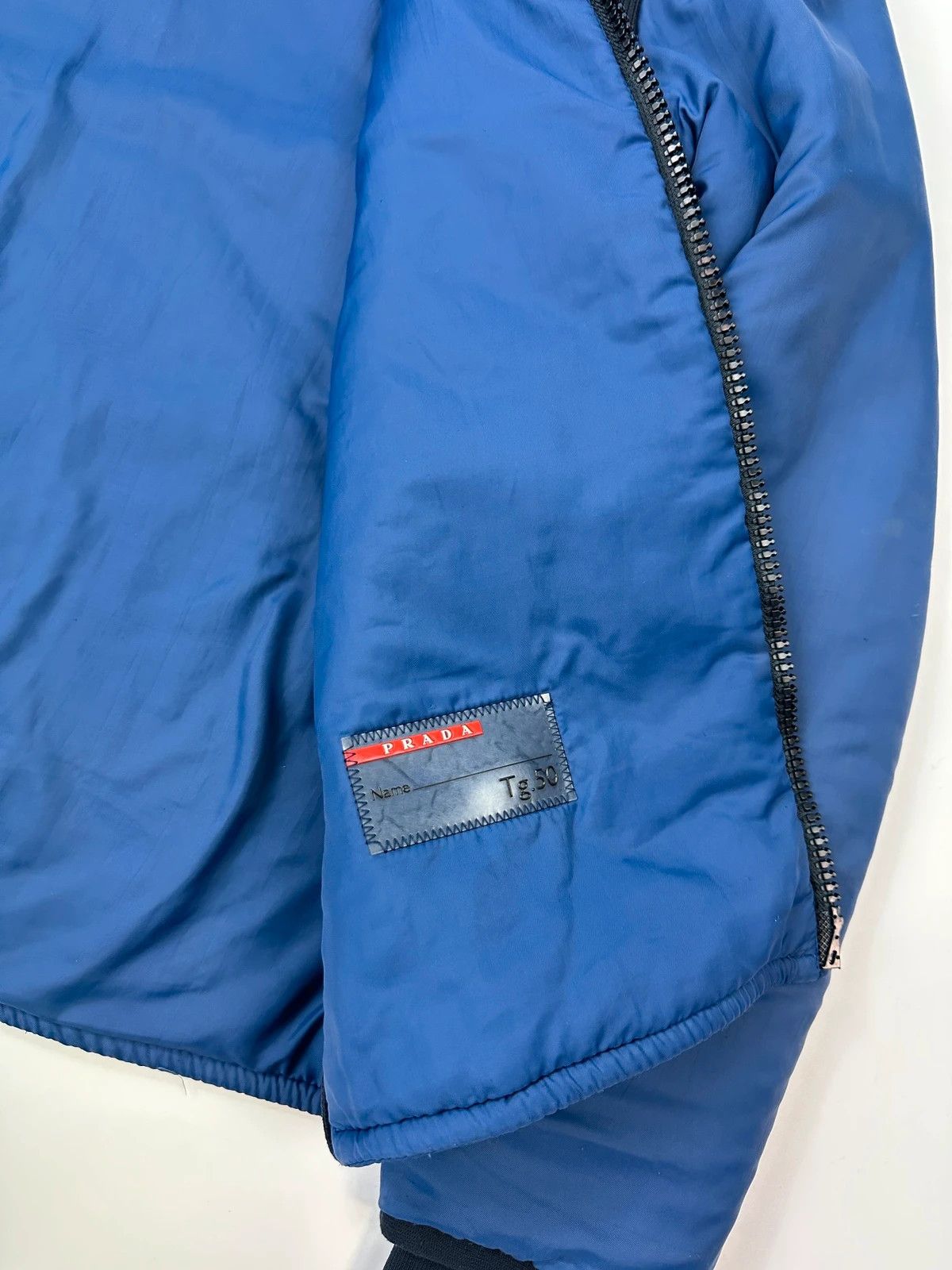 Prada Prada Sport Early Sample Electric Blue Padded Nylon Jacket Size US M / EU 48-50 / 2 - 11 Thumbnail