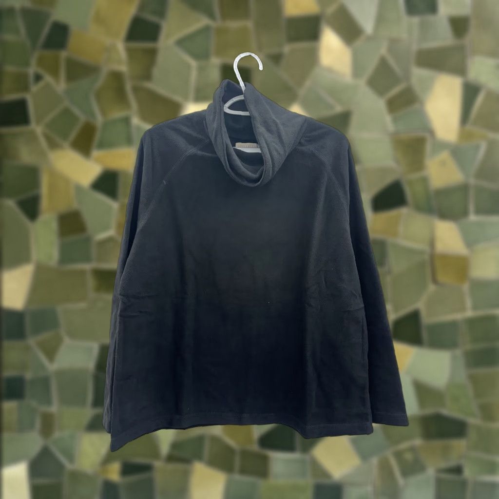 Vintage Appleseeds Womens Shirt Petite XL Black Long Sleeve Crowl Neck Fleece Shirt Size XL / US 12-14 / IT 48-50 - 1 Thumbnail