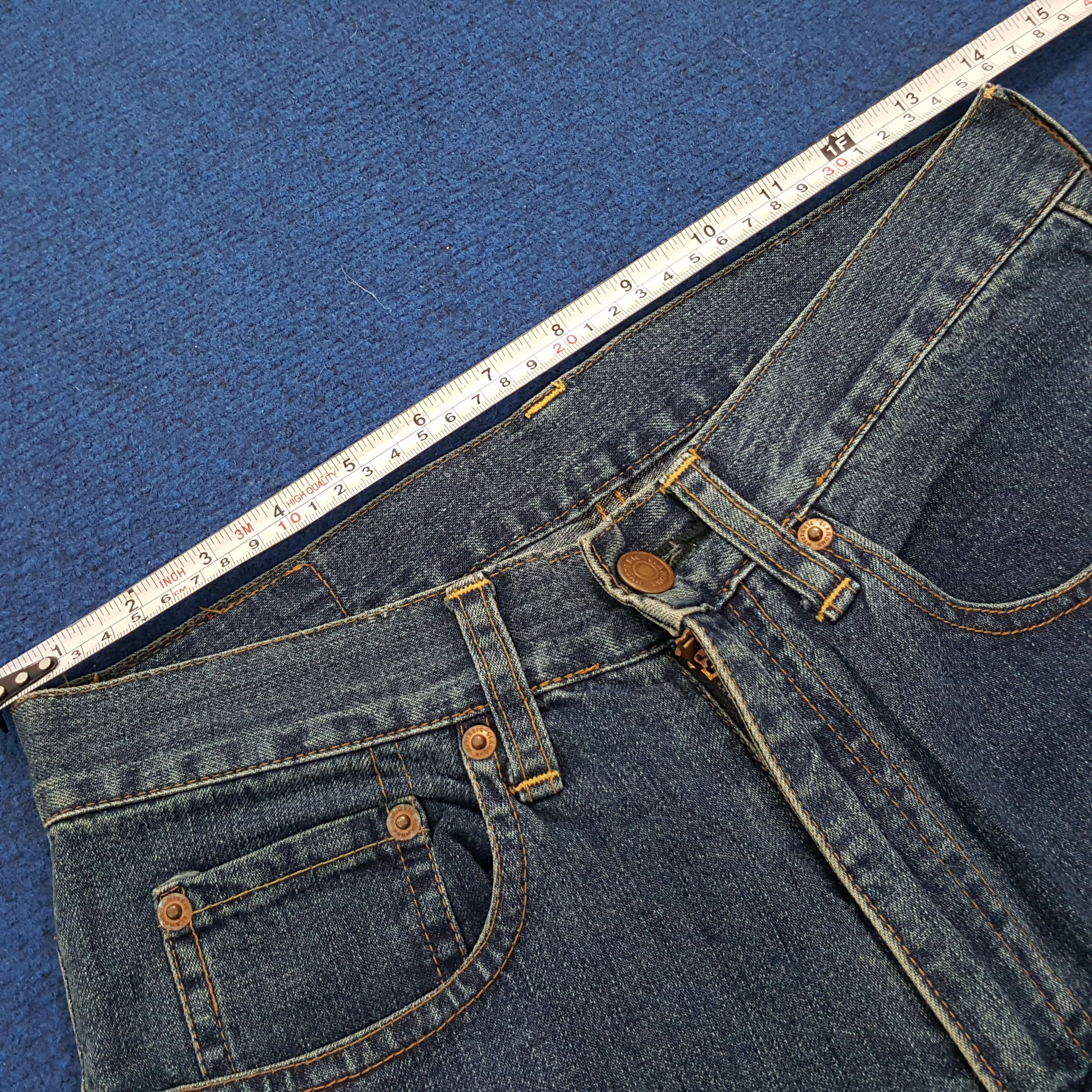 Hysteric Glamour HYSTERIC GLAMOUR Kinky Scratch Stitching Distressed Jeans Size US 28 / EU 44 - 5 Thumbnail