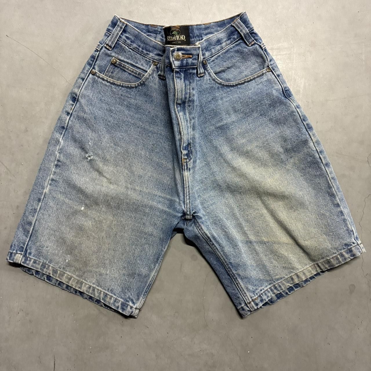 Japanese Brand × Vintage Crazy Vintage Y2K/2000s Grunge Summer Spring Essential Denim Shorts Jorts! Size US 36 / EU 52 - 1 Thumbnail