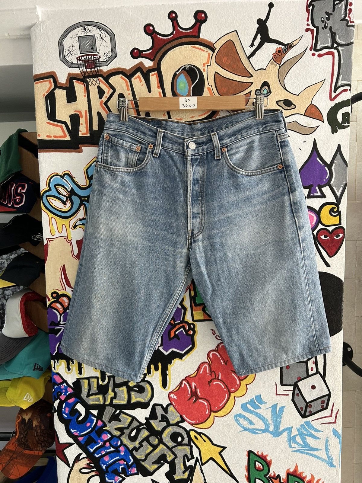 Levi's × Vintage 90s Lagos 501 jorts Size US 30 / EU 46 - 1 Thumbnail
