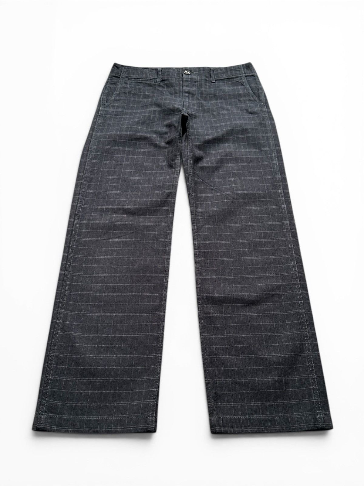 Johnbull 00's JOHNBULL plaid khaki pants Size US 29 - 3 Thumbnail