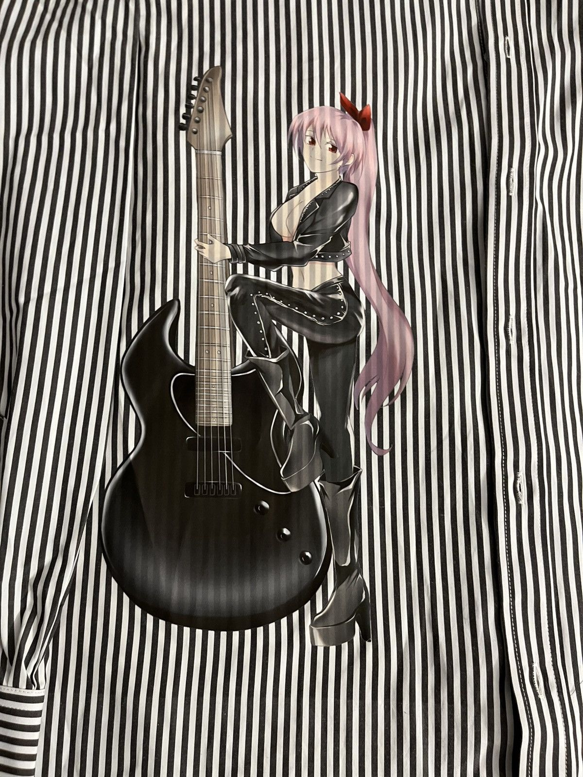 Other Son ludo guitar girl button up striped shirt Size US XL / EU 56 / 4 - 2 Thumbnail