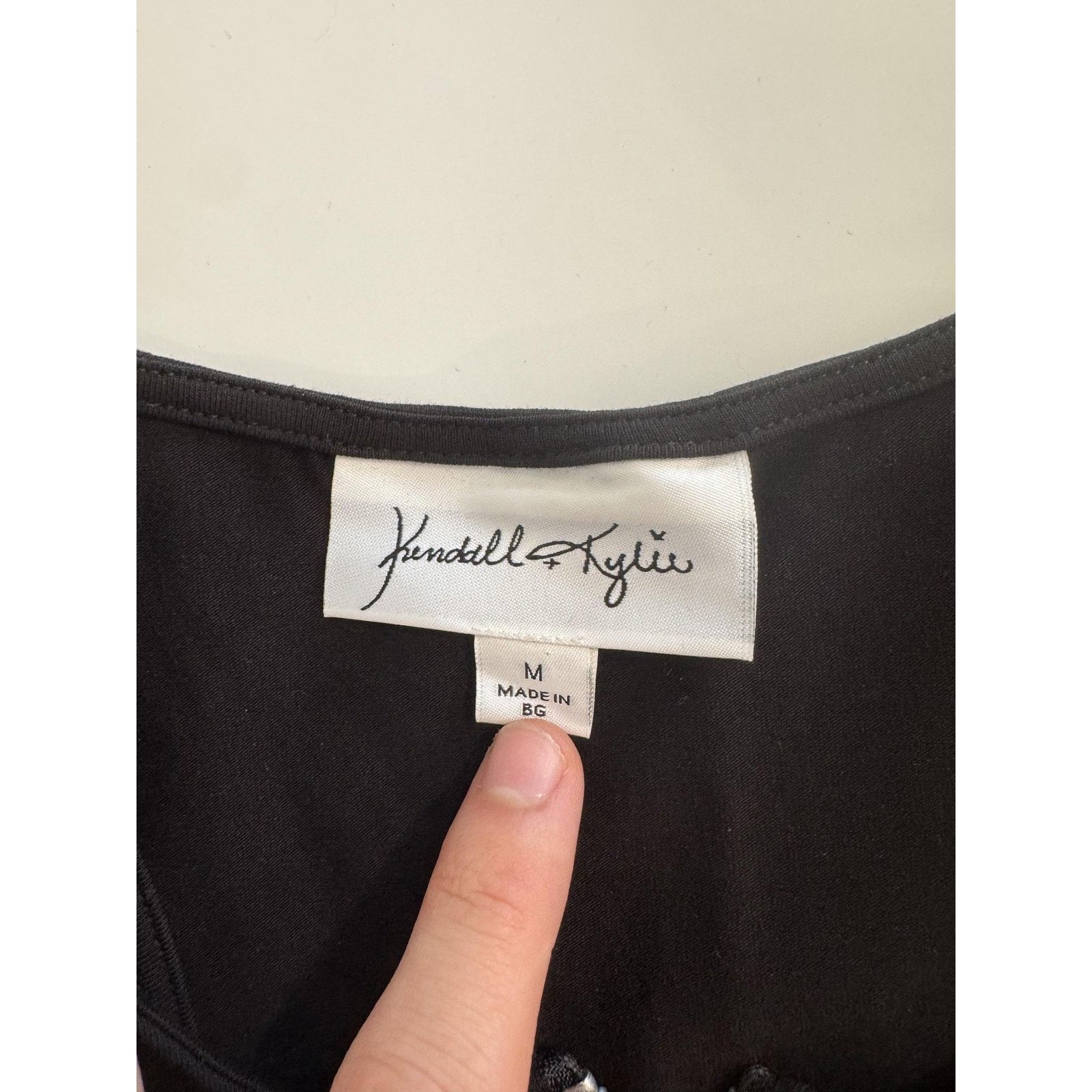 Kendall And Kylie Kendall Kylie Crop Top Womens M Black Zip Front Tank Size M / US 6-8 / IT 42-44 - 3 Thumbnail