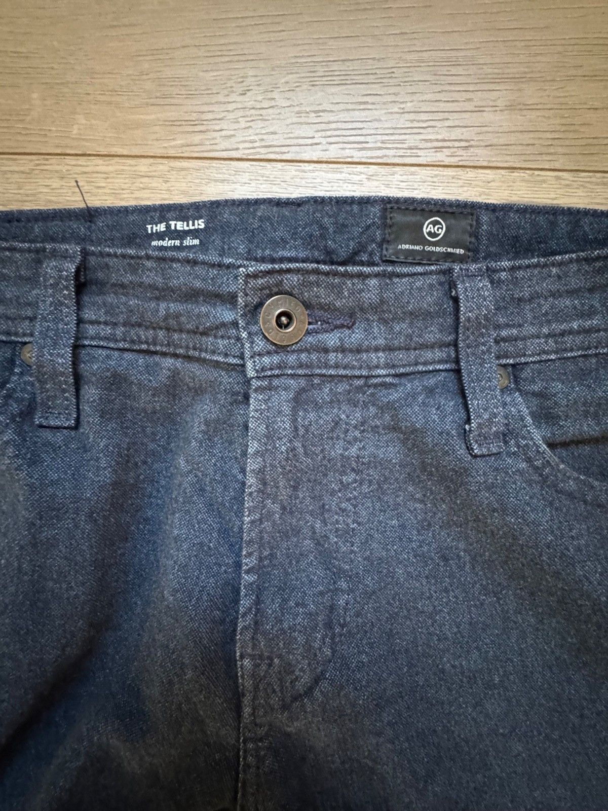 AG Adriano Goldschmied AG Adriano Goldschmied Men's Tellis Slim Jeans 30x34(31*) Size US 30 / EU 46 - 3 Thumbnail