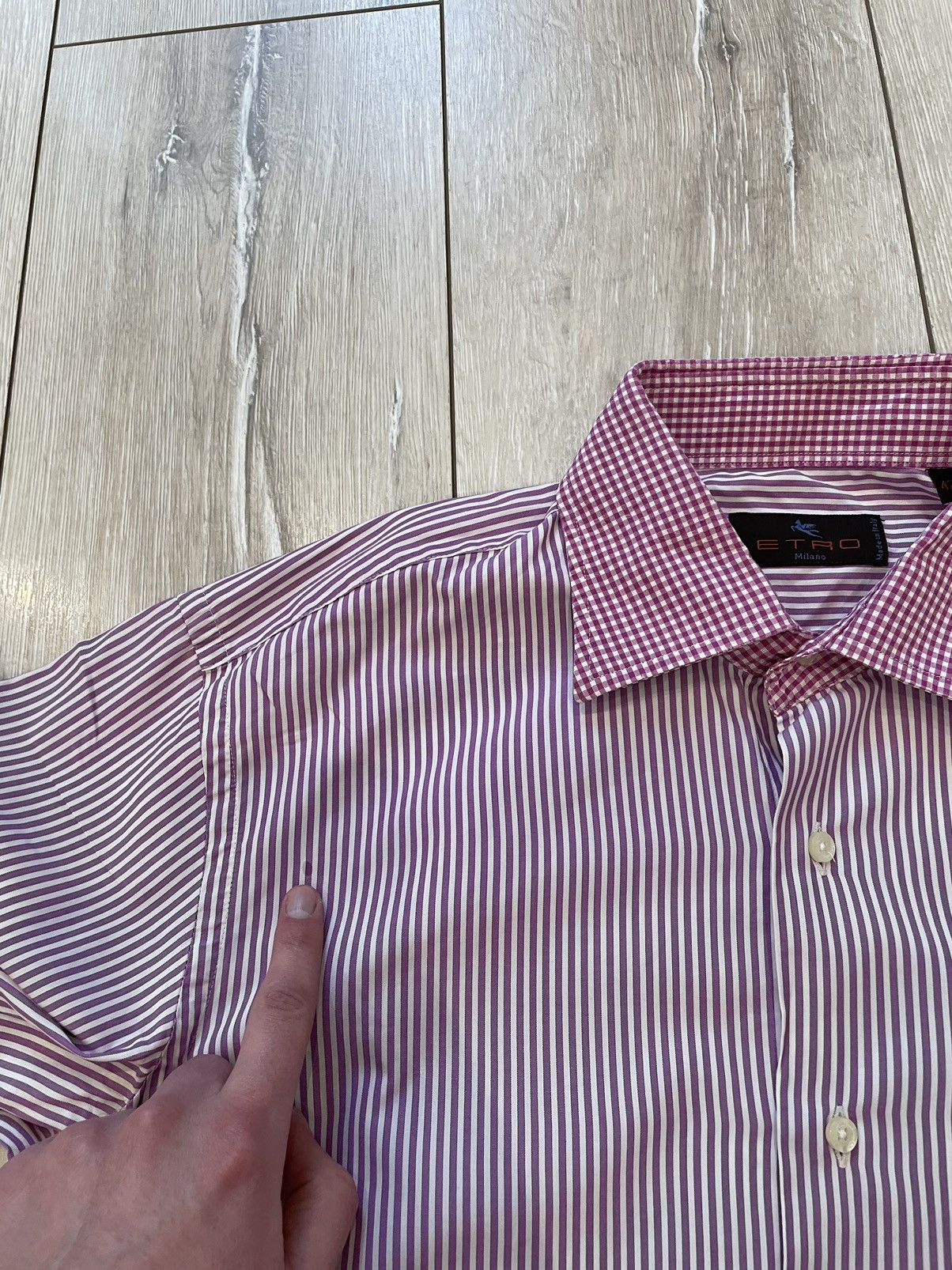 Etro Etro Shirt size 42 Size US L / EU 52-54 / 3 - 4 Thumbnail