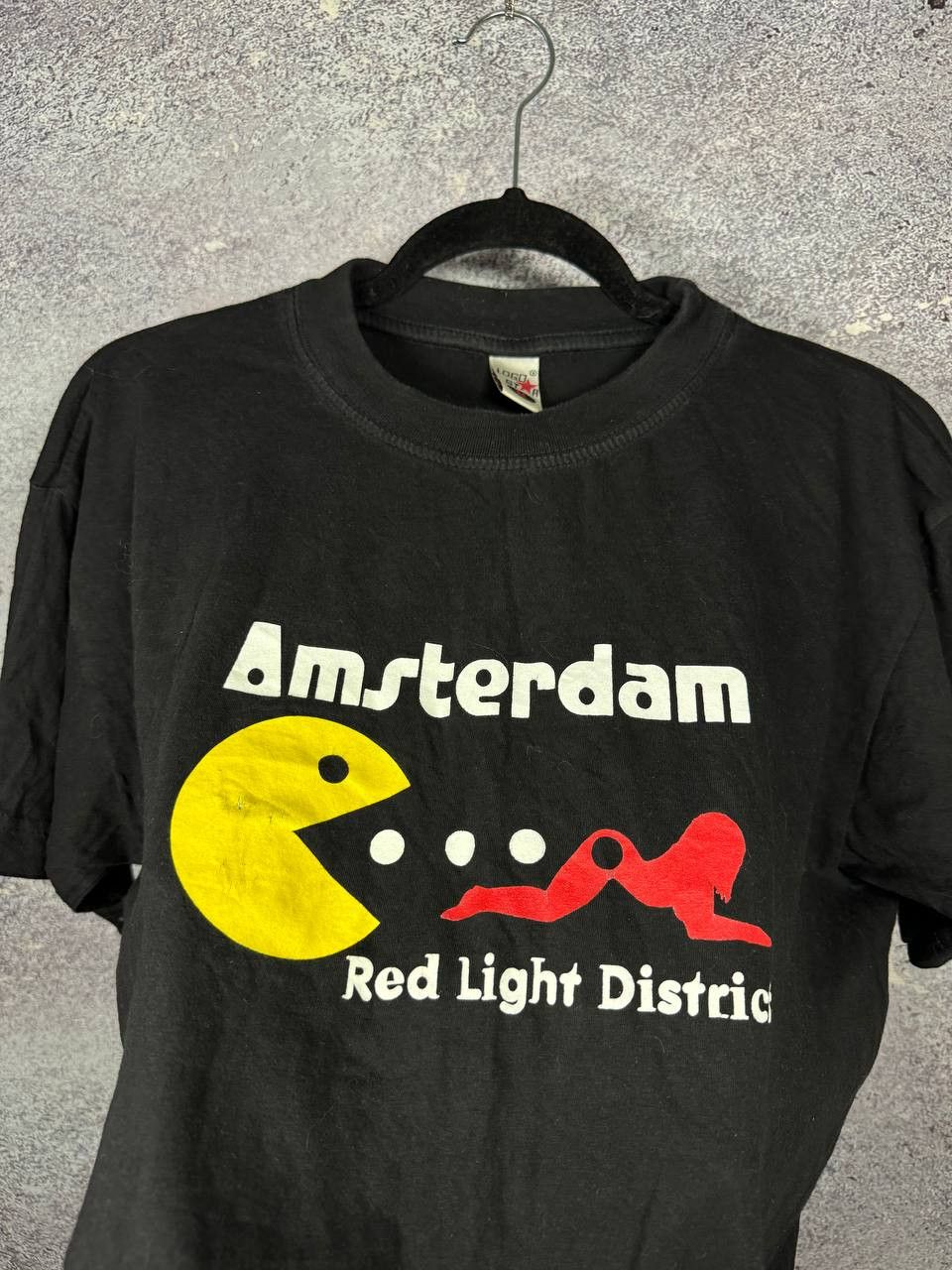 Vintage Vintage Pornstar Pacman Amsterdam Red Light District Tee Size US M / EU 48-50 / 2 - 5 Thumbnail