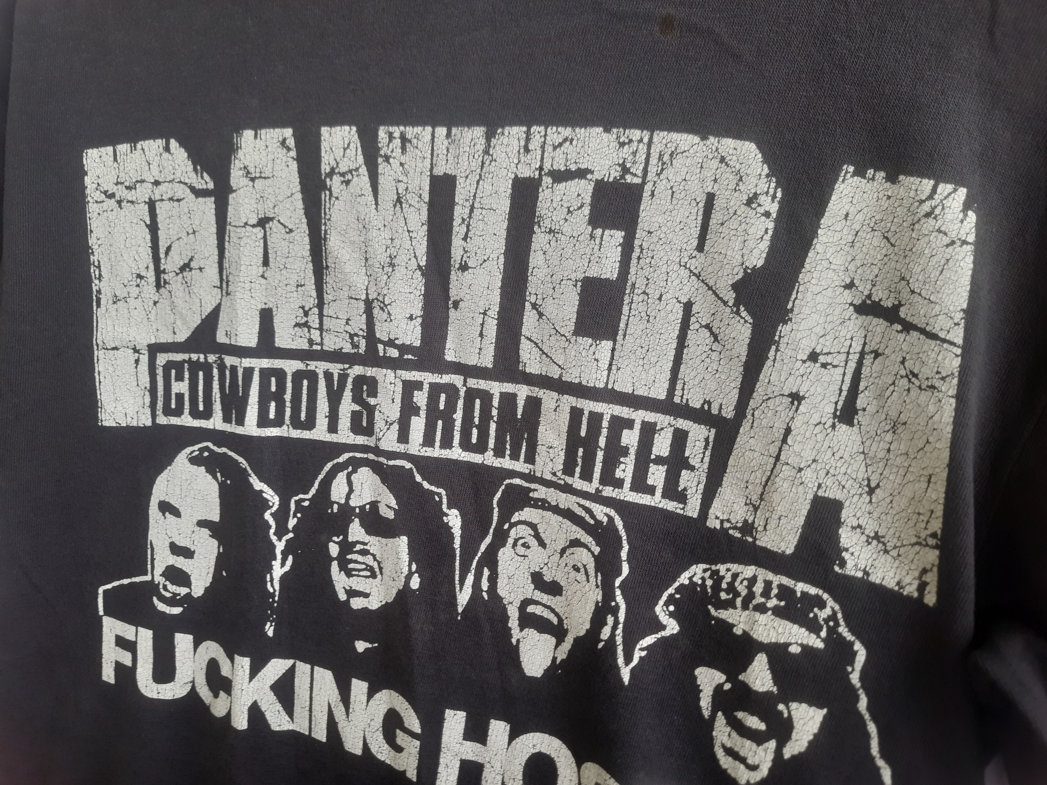 Band Tees Distressed Vintage PANTERA Cowboys From Hell Size US M / EU 48-50 / 2 - 14 Thumbnail