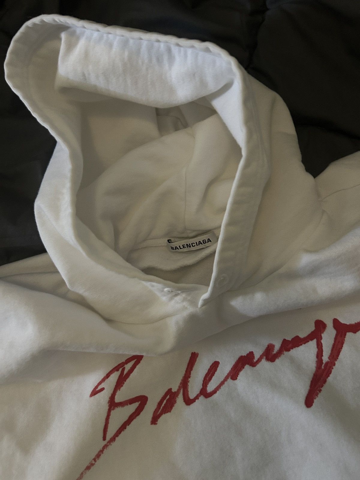 Balenciaga Balenciaga Logo Hoodie Size US S / EU 44-46 / 1 - 2 Thumbnail