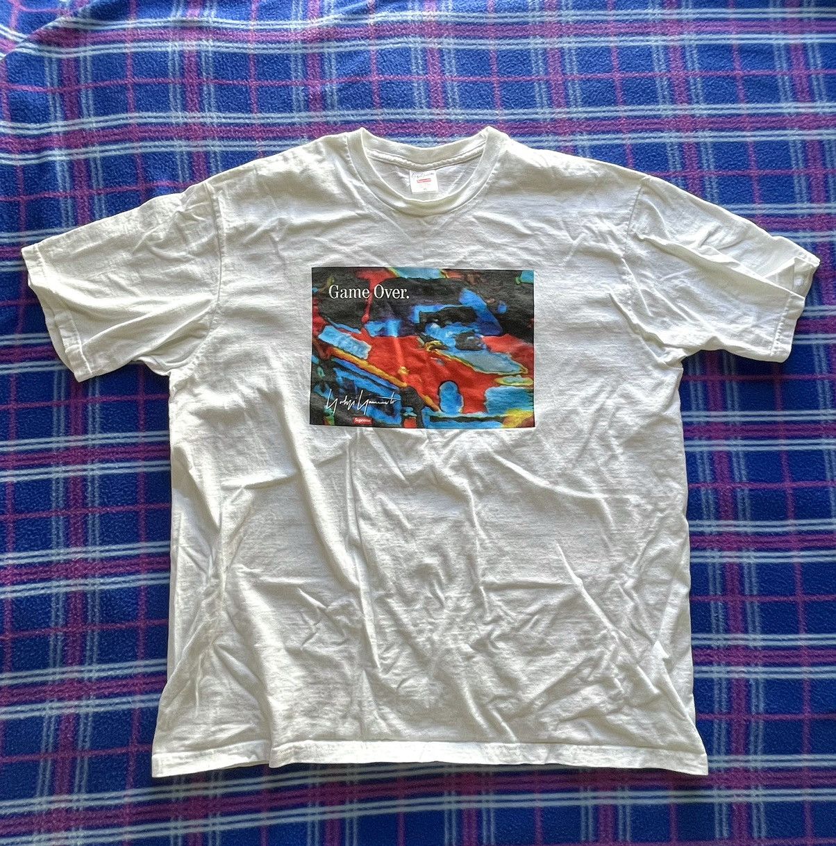 Supreme × Yohji Yamamoto Supreme x Yohji Yamamoto “Game Over” Tee Size US XL / EU 56 / 4 - 1 Thumbnail