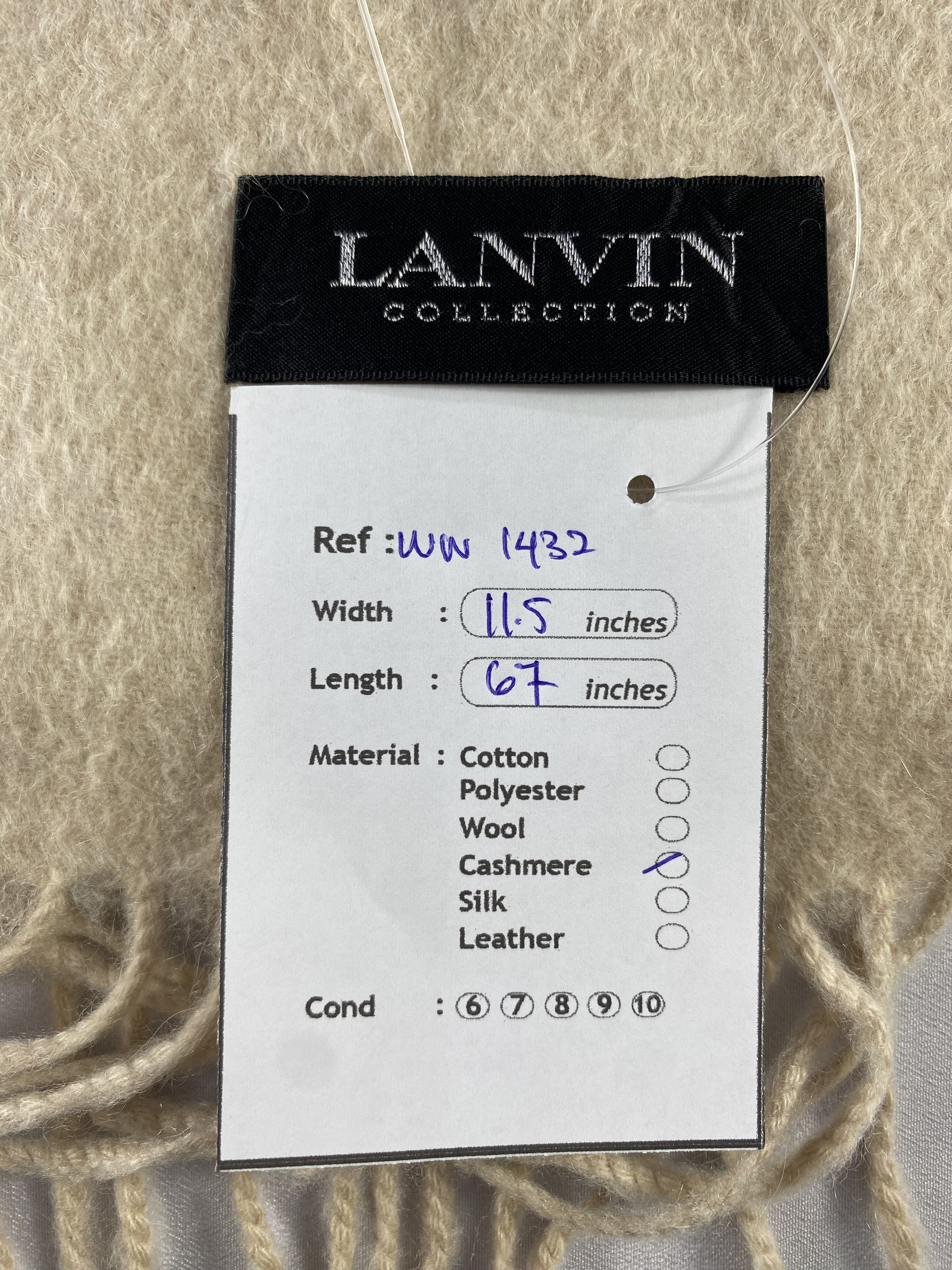 Lanvin Lanvin Scarf / Muffler / Neckwear - WW1432 Size ONE SIZE - 6 Thumbnail