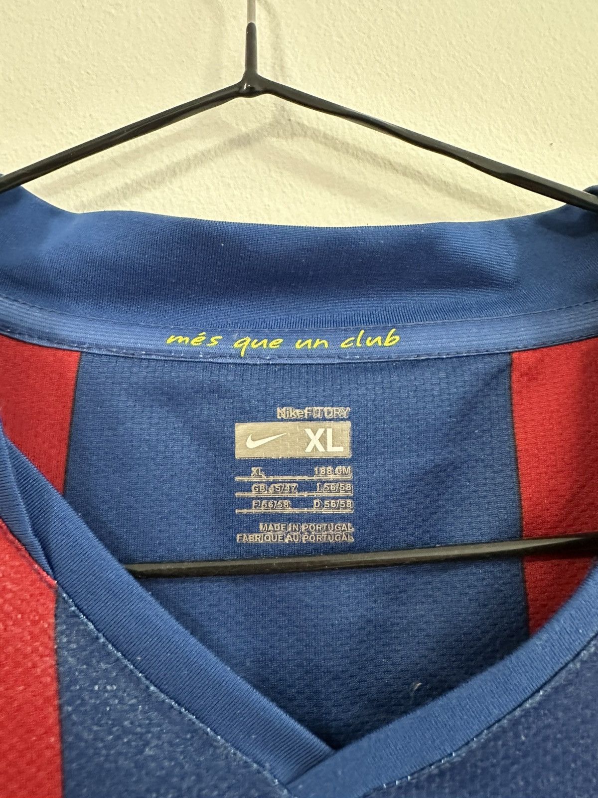 Nike × Vintage 🔥T-shirt Nike Barcelona 1957-2007 Unicef LFP Vintage Jersey Size US XL / EU 56 / 4 - 6 Thumbnail