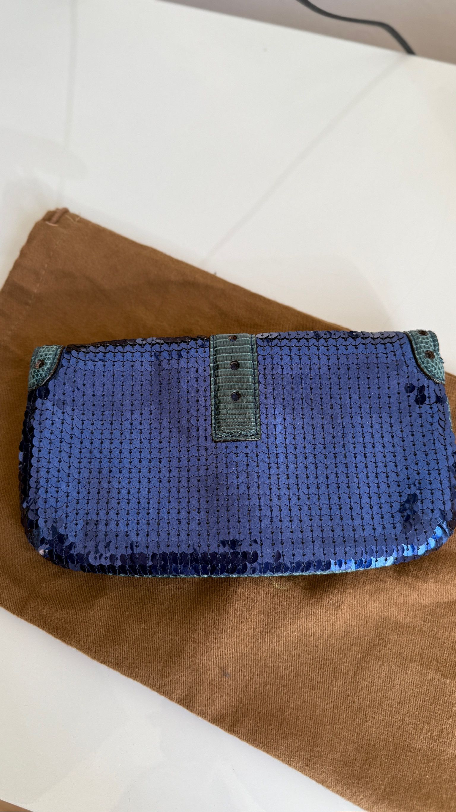 Gucci Gucci Lizard Clutch Vintage Size ONE SIZE - 6 Thumbnail