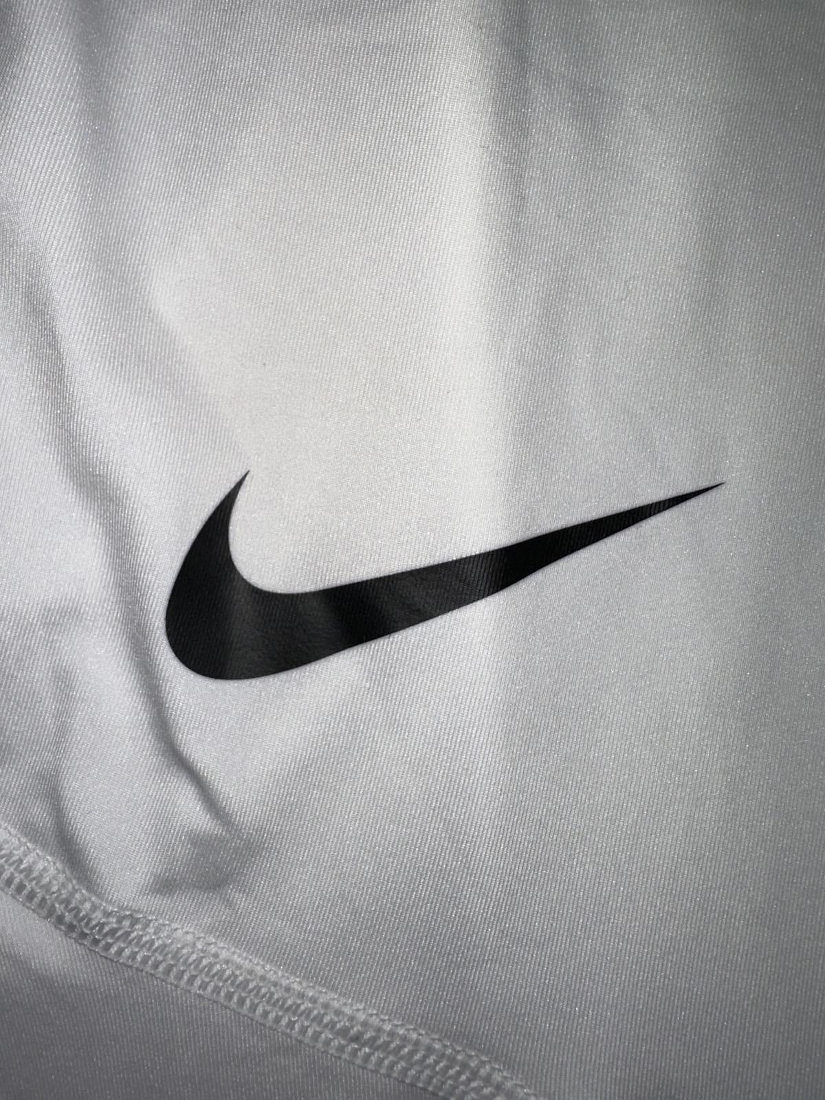 Nike Nike Pro Swoosh Logo White Lightweight Stretch Tights Training Pants Size US 40 / EU 56 - 3 Thumbnail