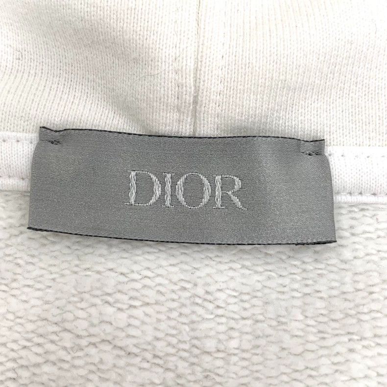 GucciWhite logo letter embroidery cotton hooded drawstring