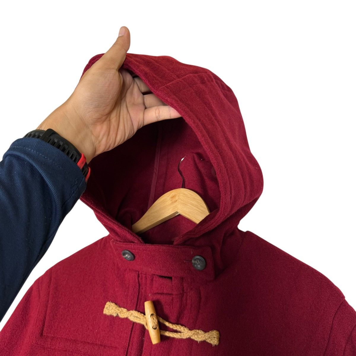 Spinash Spinash Duffle Red Coat Size US M / EU 48-50 / 2 - 4 Thumbnail