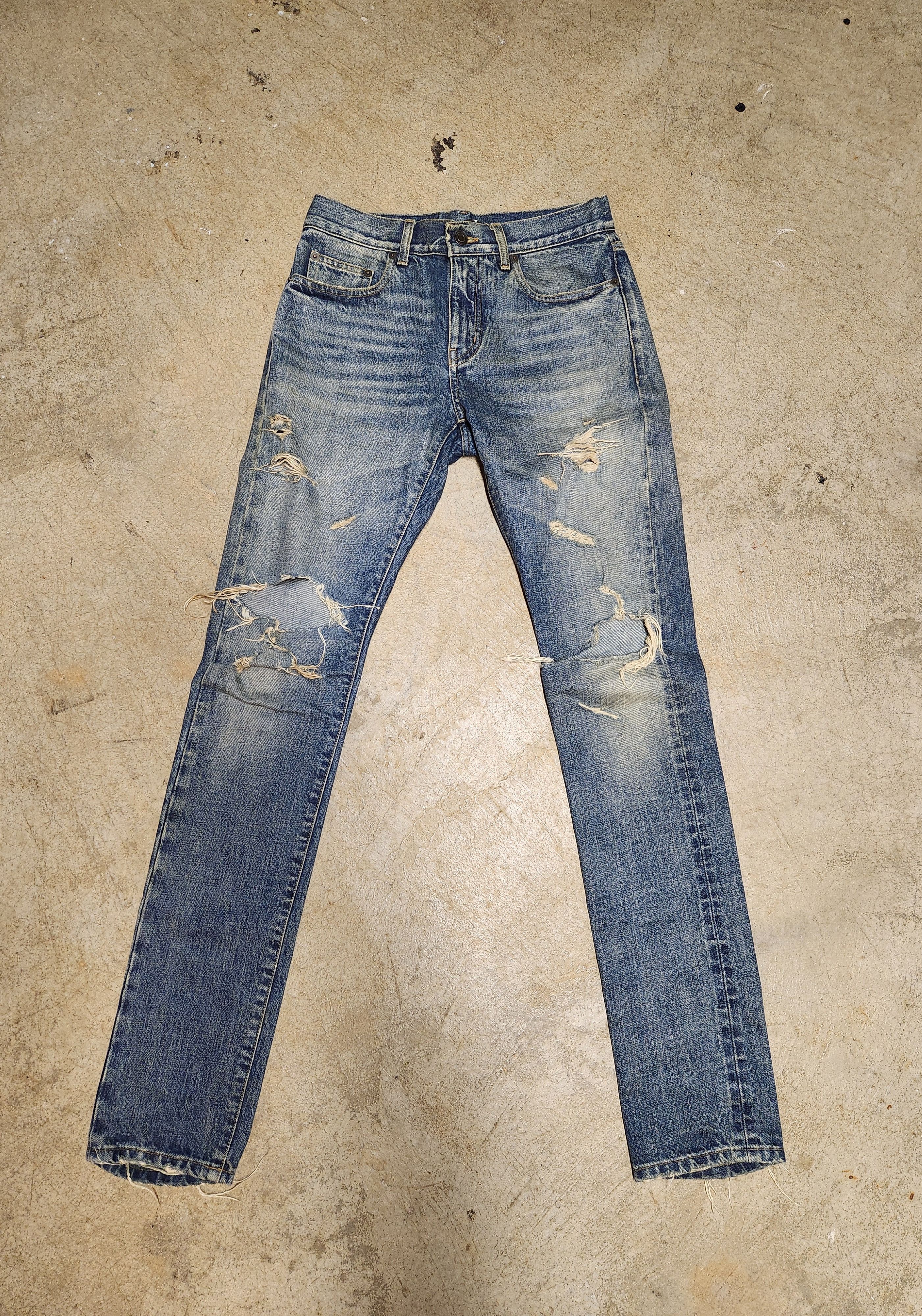 Archival Vintage SAINT LAURENT PARIS 2015 Hedi Japanese Selvedge D02 - View 2