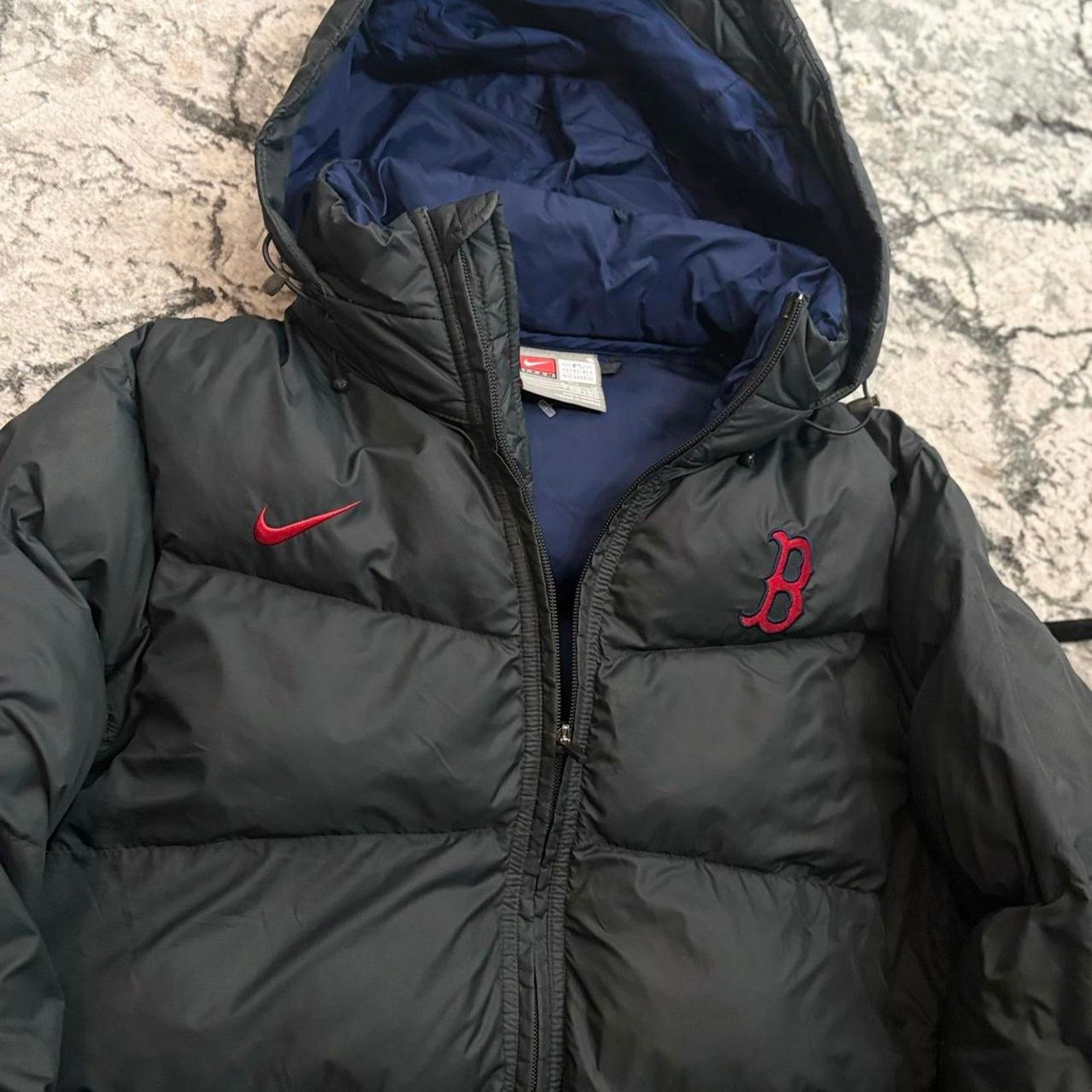 Nike Vintage team nike boston red Sox Puffer Black down MLB small Size US S / EU 44-46 / 1 - 2 Thumbnail