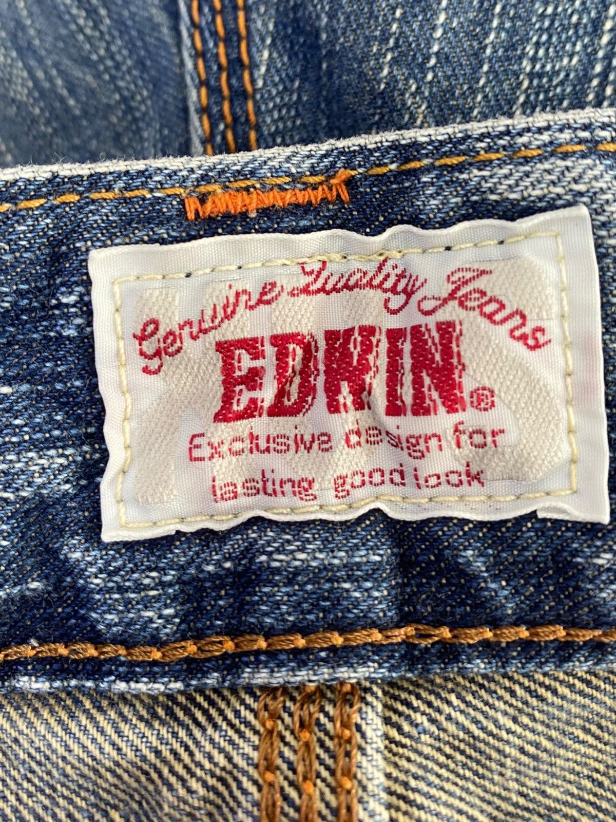 Edwin Edwin Faded Wash Whiskers Style Loose Jeans Size US 30 / EU 46 - 12 Thumbnail