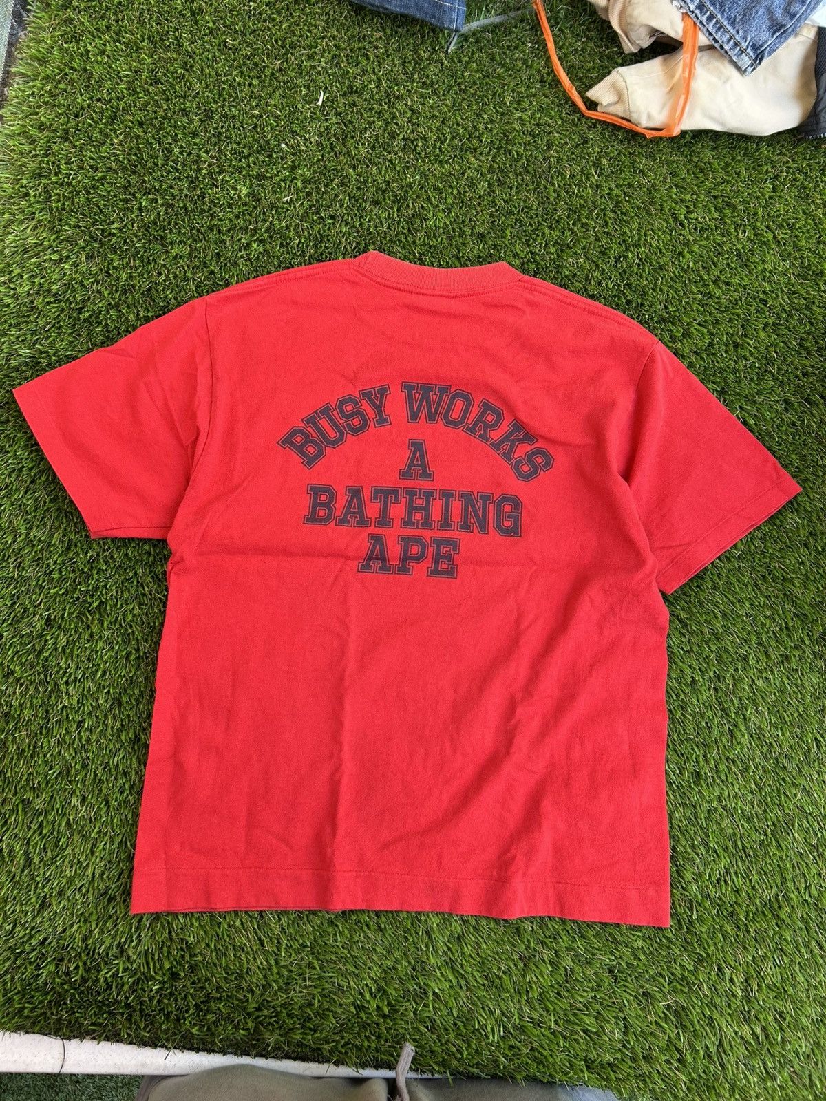 Bape BAPE Made By Human Busy Ape Spellout Tee Size US M / EU 48-50 / 2 - 3 Thumbnail