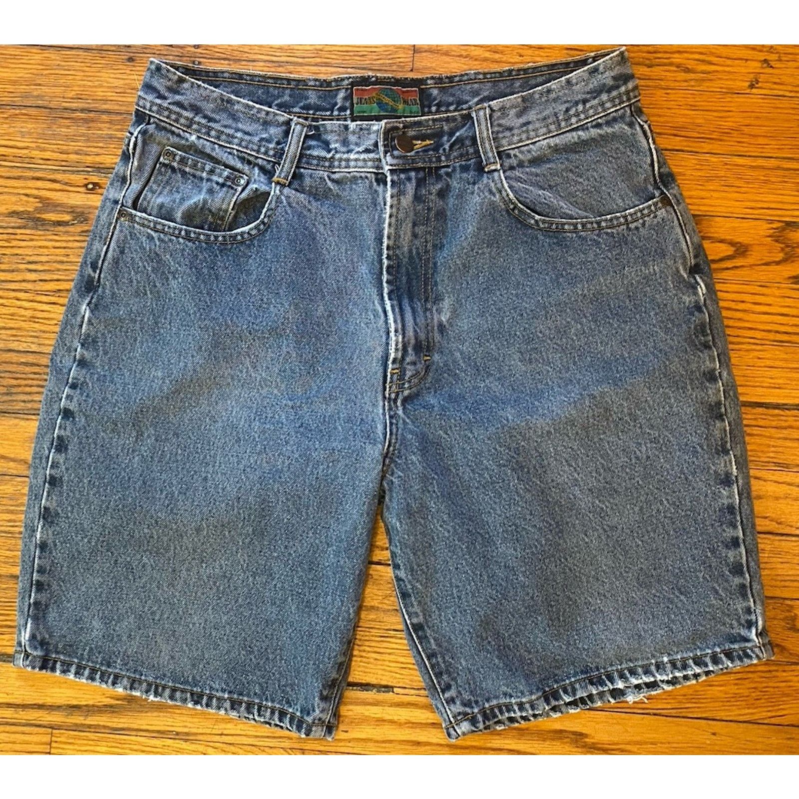 Structure Men's Structure Vintage Denim Blue Jean Shorts Men's Size 33 Size US 33 - 1 Thumbnail
