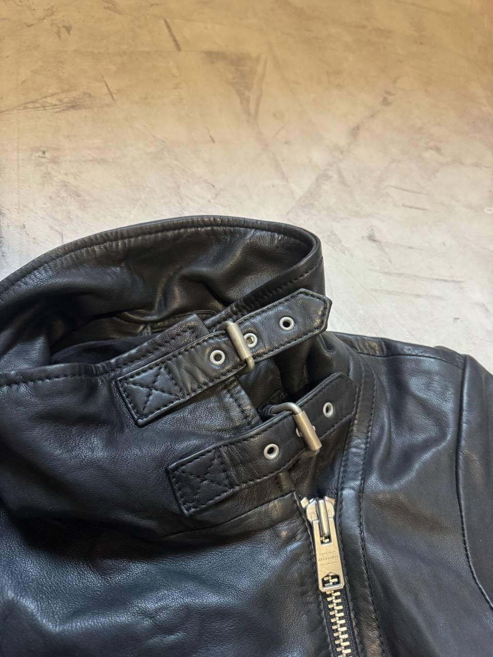 Allsaints All Saint Bales Biker Leather Jacket Size S / US 4 / IT 40 - 8 Thumbnail