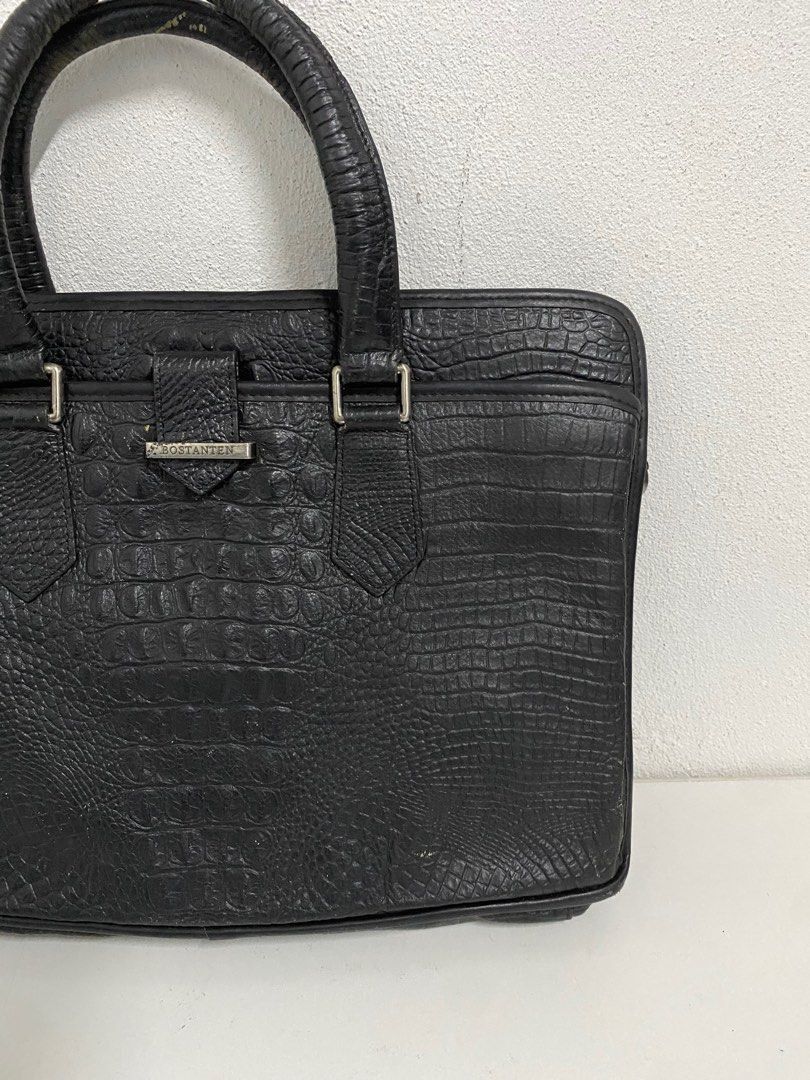 Vintage Bostanten Leather Office Bag Size ONE SIZE - 4 Thumbnail