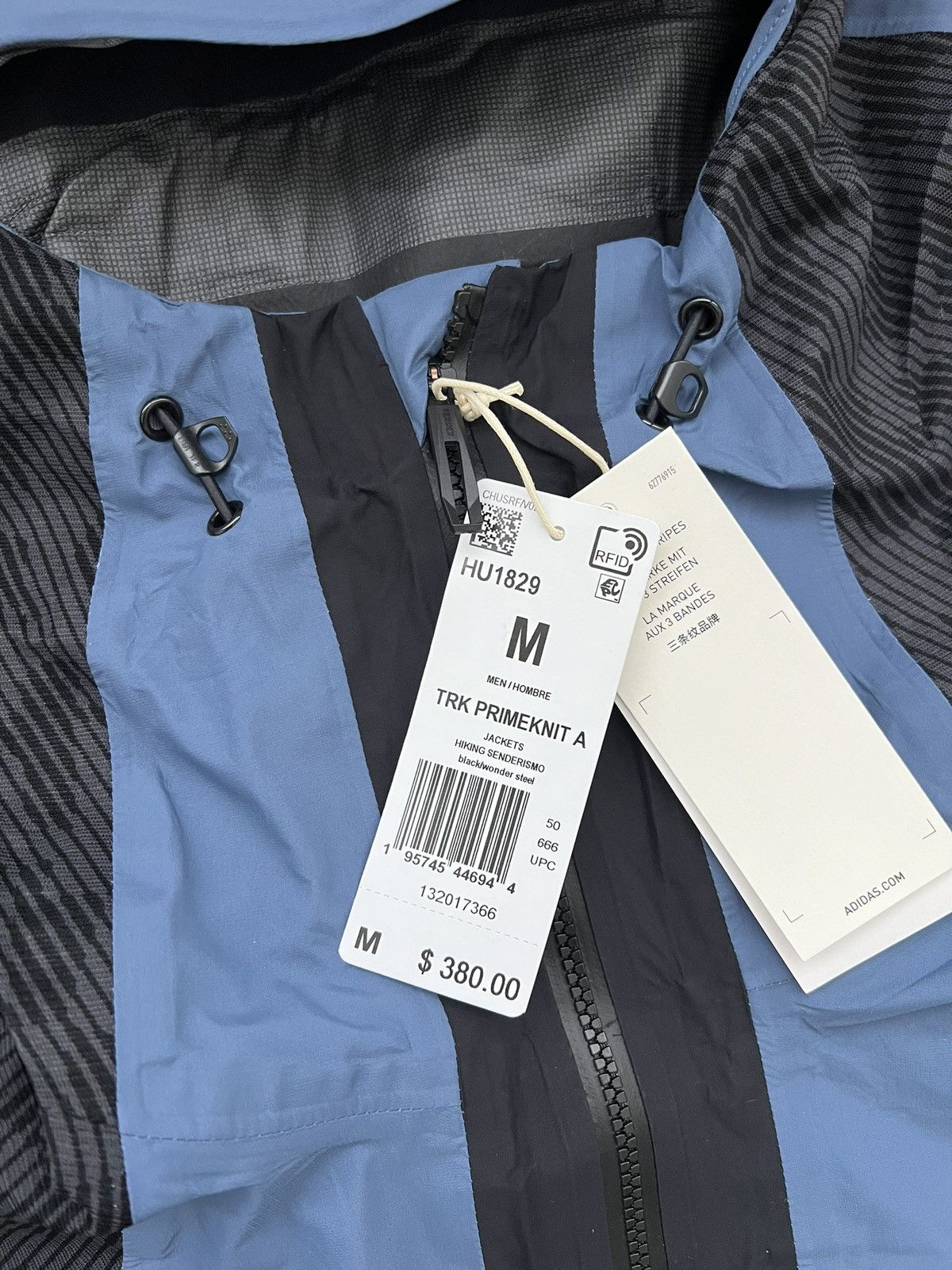 Adidas Adidas terrex Wind breaker blue and grey Size US M / EU 48-50 / 2 - 3 Thumbnail