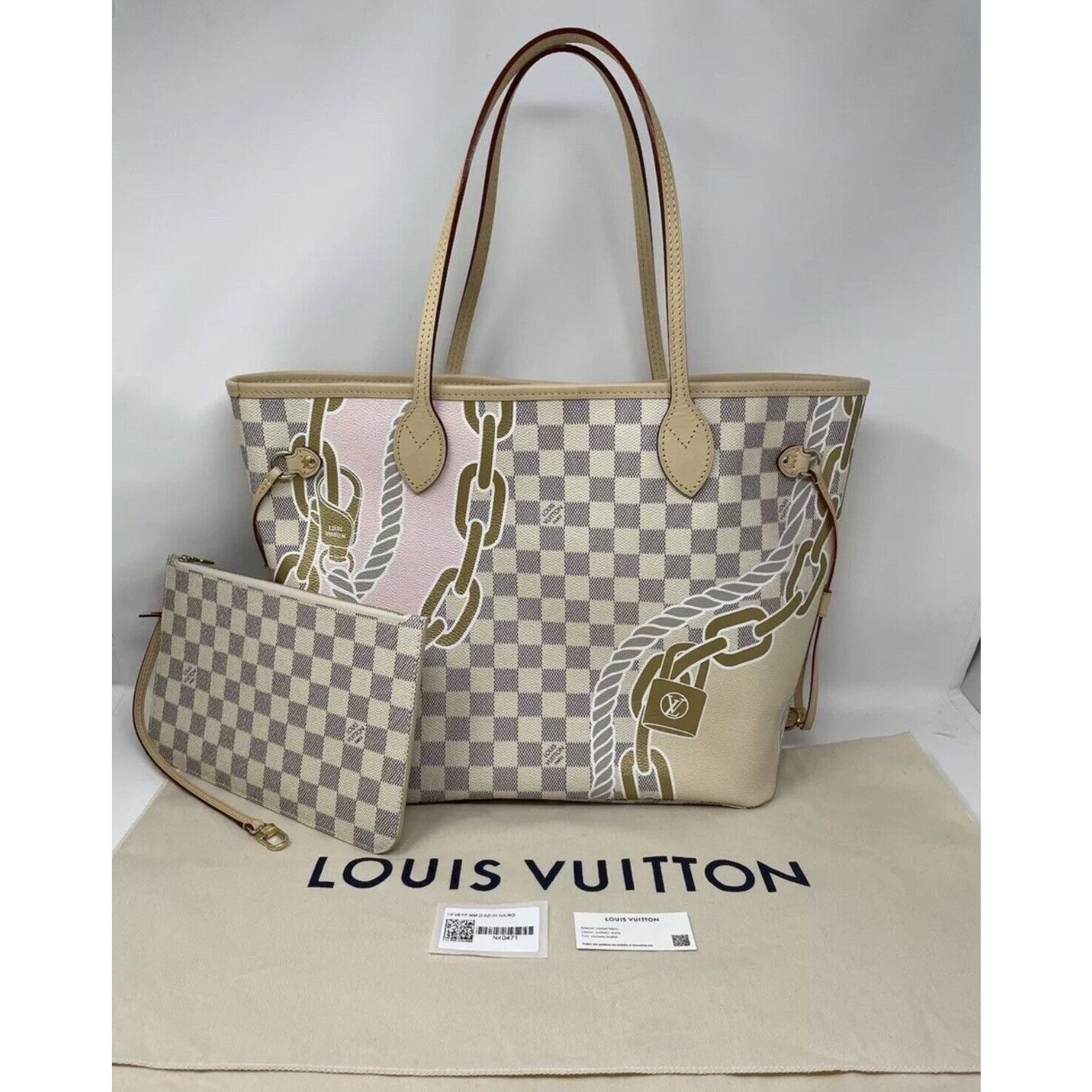 Louis Vuitton Louis Vuitton Nautical Neverfull MM - Limited Edition Size ONE SIZE - 9 Thumbnail