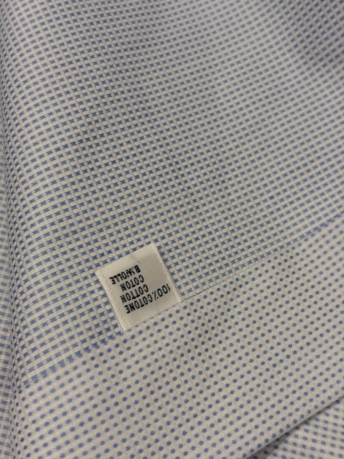 Kiton Kiton Napoli Micro Check Cotton Shirt Size US XL / EU 56 / 4 - 4 Thumbnail