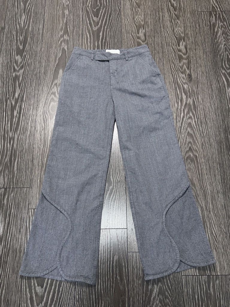 Sangiev Kimono Style Set of 2 Shirt Jacket Pants Trousers Wool S Size 36R - 16 Thumbnail