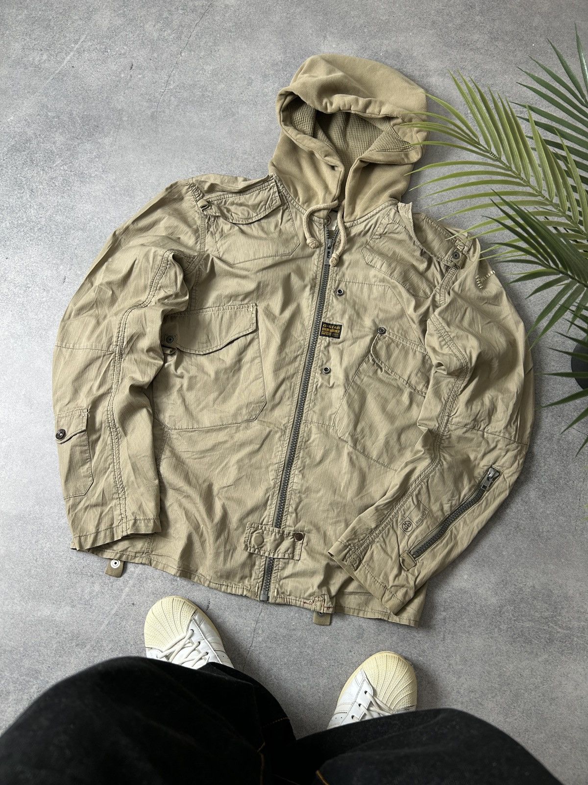 G-Star Vintage G-star Raw multi-pocket jacket mens army Size US XL / EU 56 / 4 - 1 Thumbnail