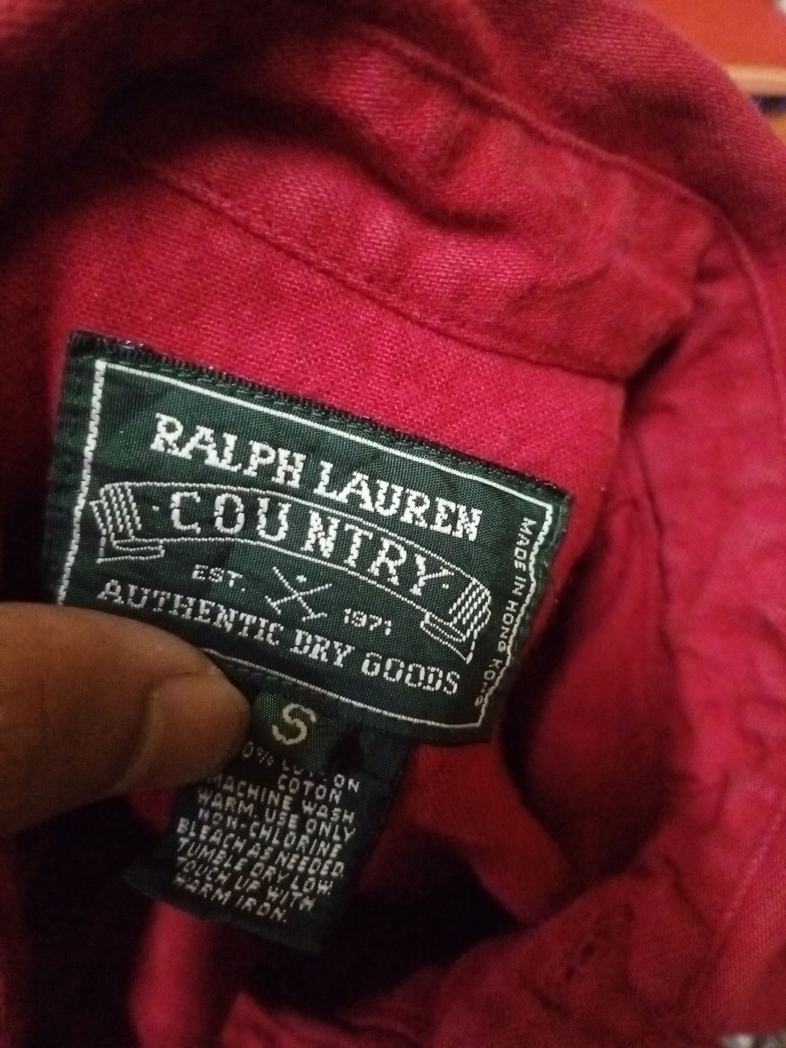 Polo Ralph Lauren Ralph Lauren country button shirts button up red color Size US L / EU 52-54 / 3 - 7 Thumbnail