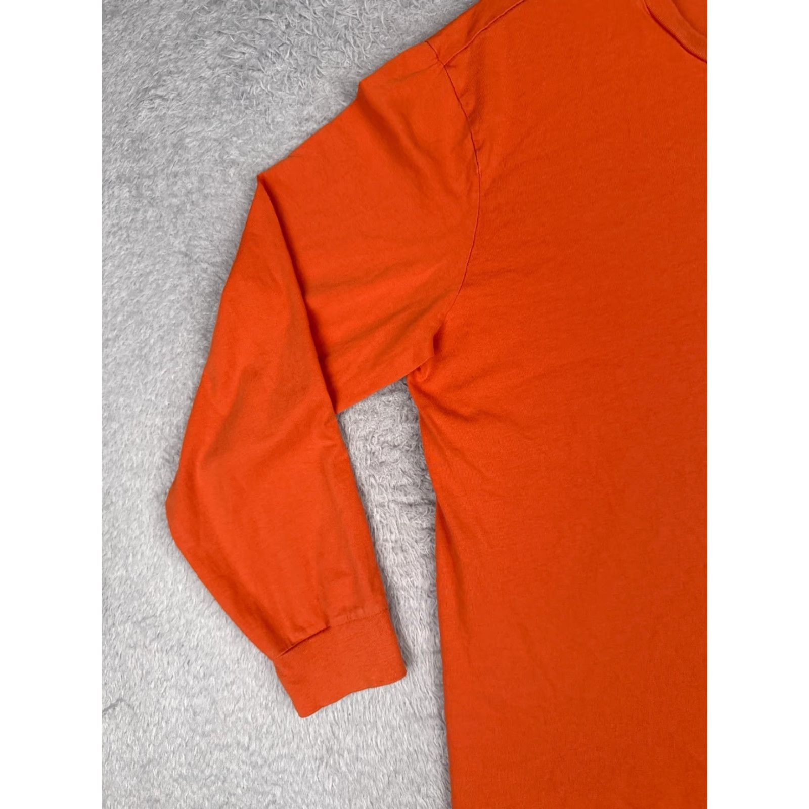 Polo Ralph Lauren VINTAGE Polo Ralph Lauren Shirt Men XL Orange Long Sleeve 100% Cotton READ Size US XL / EU 56 / 4 - 3 Thumbnail