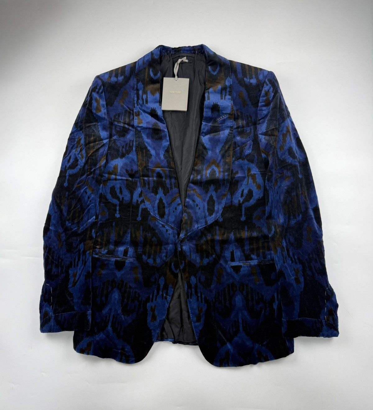 Tom Ford Tom Ford F/W’14 Shawl Lapel Velvet Jacket Size US L / EU 52-54 / 3 - 2 Thumbnail