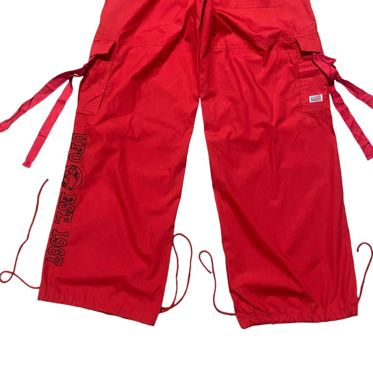 Japanese Brand Vintage UFO Nylon Cargo Pants Size 29" - 14 Thumbnail