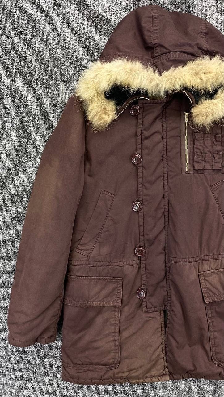 Issey Miyake Vintage Issey Miyake Sunaokuwahara Fur Hoodie Jacket Size M / US 6-8 / IT 42-44 - 3 Thumbnail