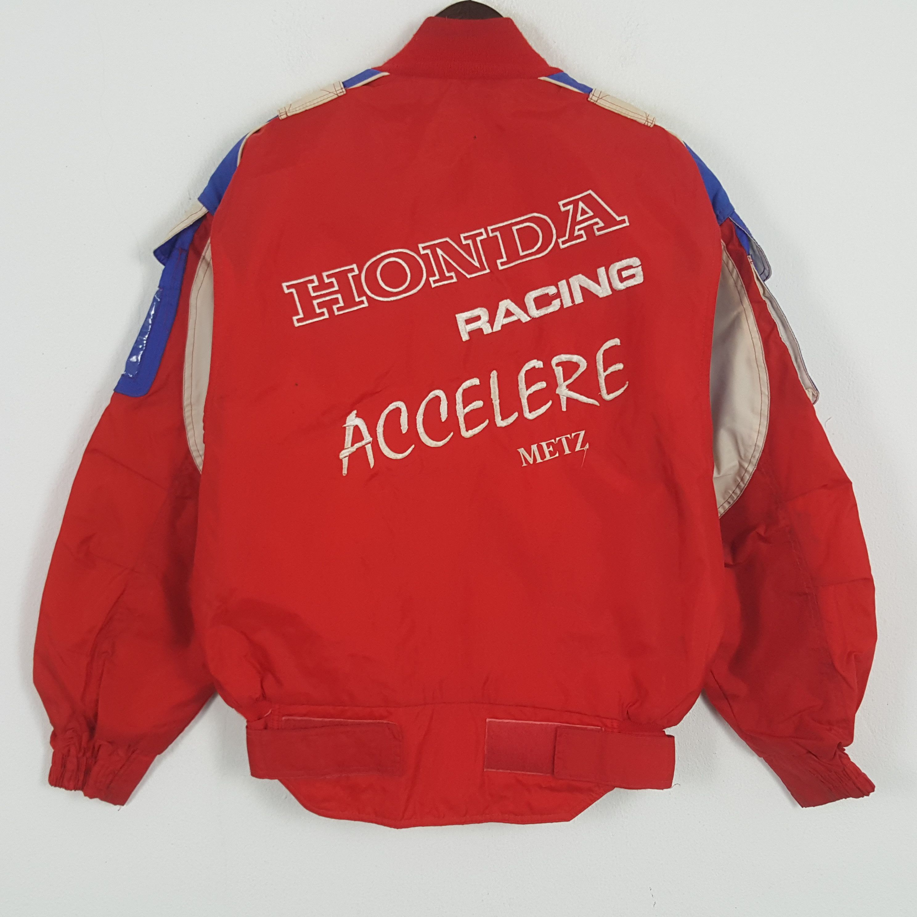 Honda × Vintage Vintage Honda Racing Accelere Metz Bikers Jacket Size US L / EU 52-54 / 3 - 1 Thumbnail