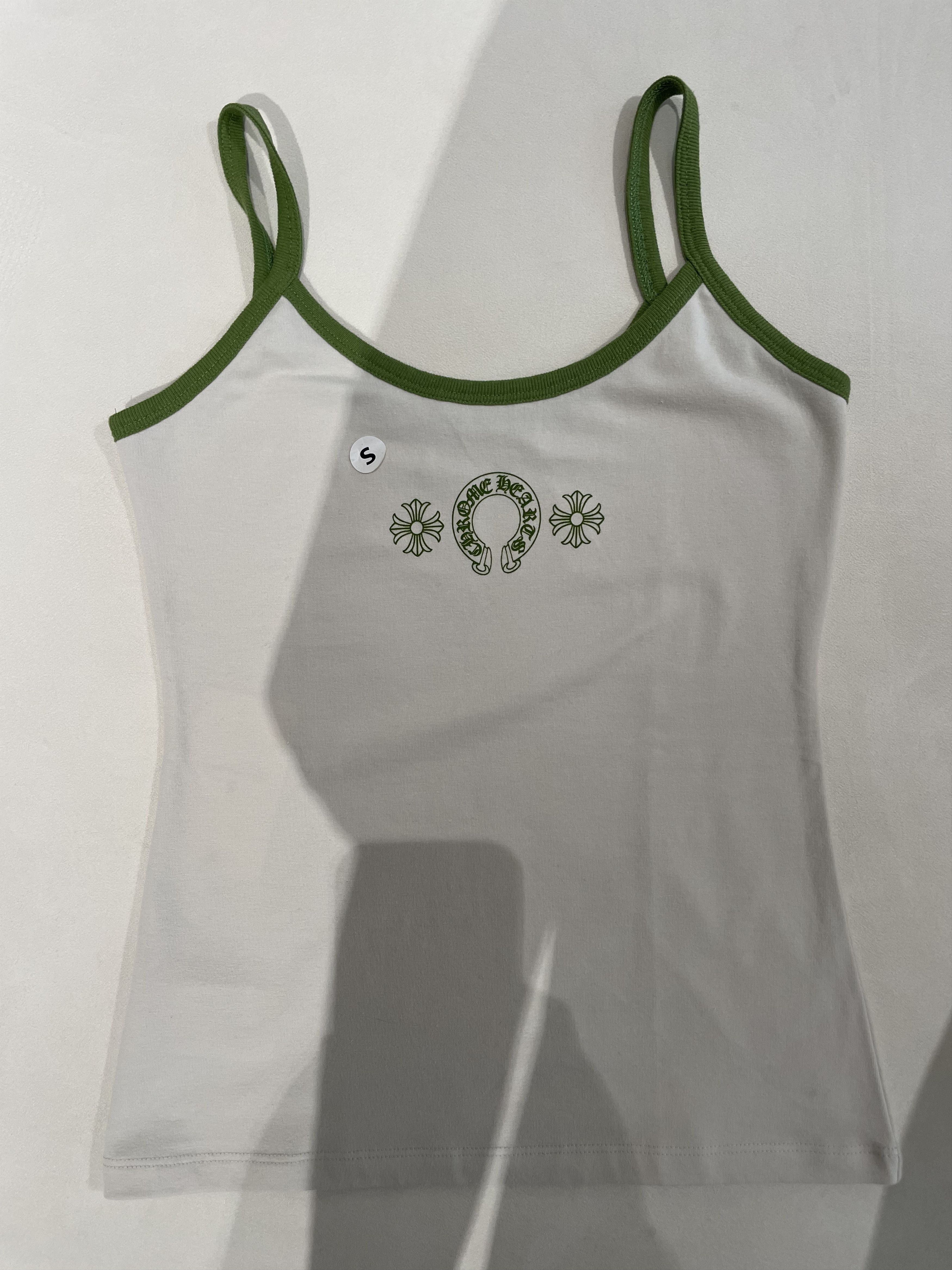 Chrome Hearts Chrome Hearts Green＆White Horseshoe Logo Tank top Size S / US 4 / IT 40 - 3 Thumbnail