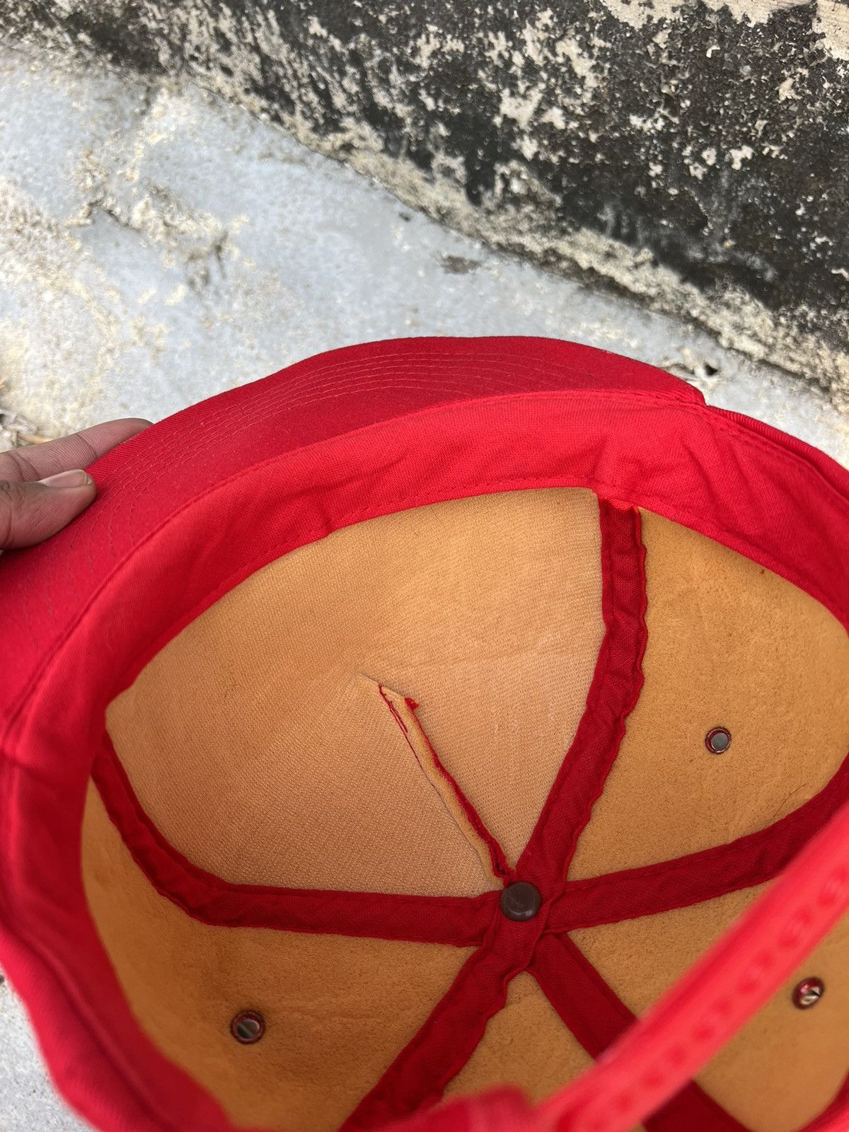 Ferrari × Vintage Vintage 90s Ferrari Logo Foam Cap Size ONE SIZE - 10 Thumbnail