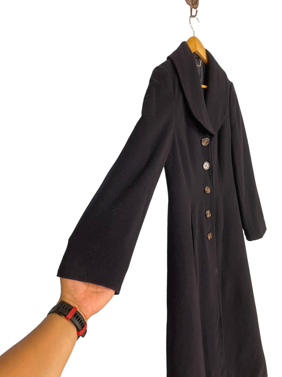 Designer × Laura Ashley Vintage Laura Ashley Wool Long Coat Size M / US 6-8 / IT 42-44 - 6 Thumbnail
